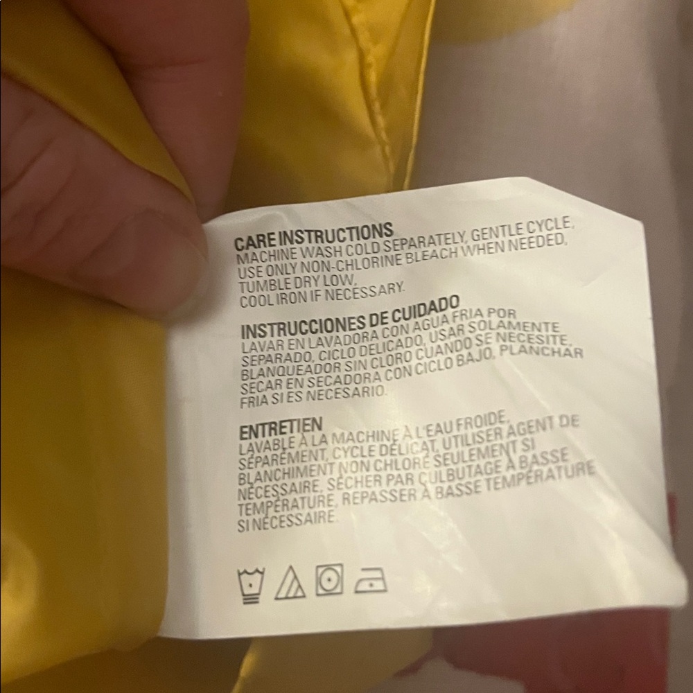 Esprit vintage  Bright Yellow Utility Jacket. Full rain jacket. - Picture 6 of 8